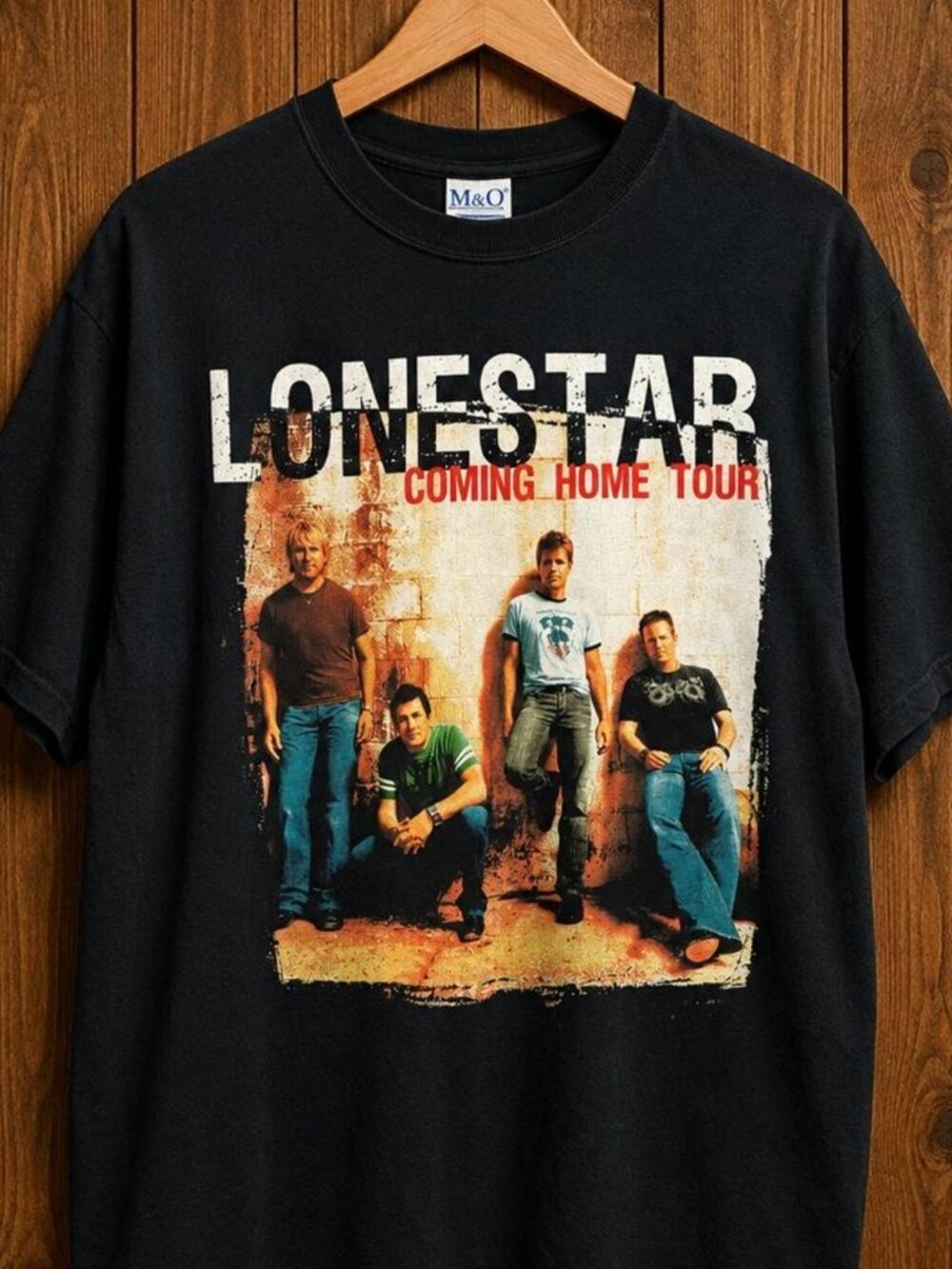Vintage Y2K Lonestar Coming Home Tour black cotton...